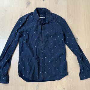 Blue Men's Dress Shirt